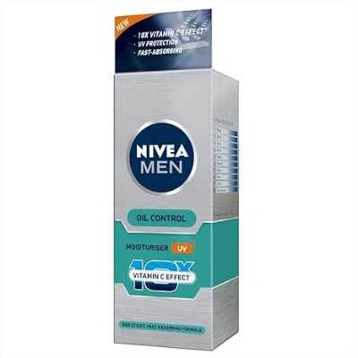 Picture of International Indian Product Indian product skin care Nivea men oil control moisturizer uv 10x vitamin c effect used for male - 50 gm