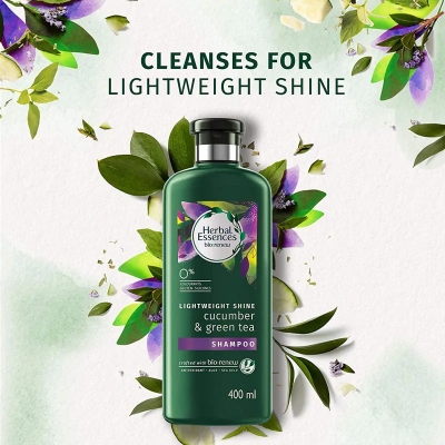 Picture of International Thailand product hair care Herbal Essence cucumber and green tea shampoo used for male/ female - 400 ml