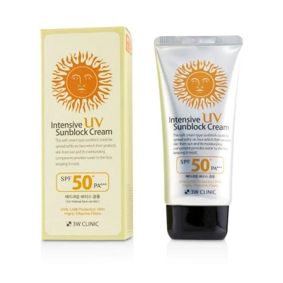 Picture of International Korean Product 3W Clinic Intensive UV Sunblock Cream SPF 50+PA+++ (70m