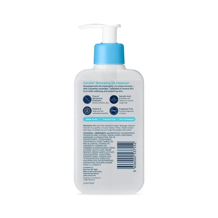 Picture of International USA Product  CeraVe Renewing SA Cleanser (237ml)