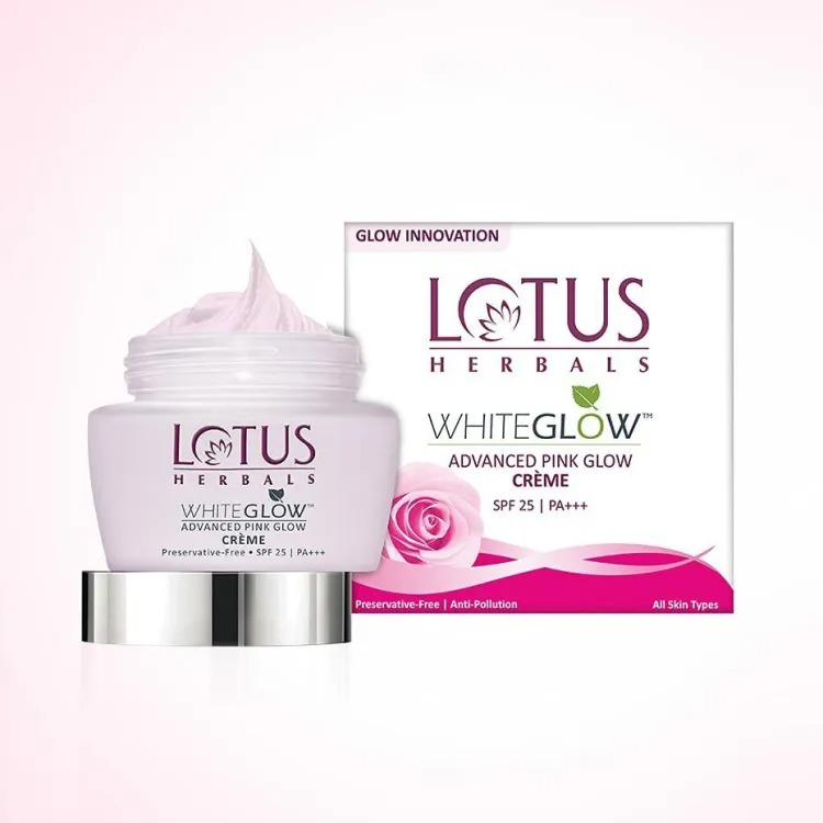 Picture of International Indian Product   Herbals Whiteglow Advance Pink Glow Cream Spf 25 (35gm)