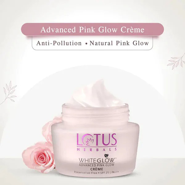 Picture of International Indian Product   Herbals Whiteglow Advance Pink Glow Cream Spf 25 (35gm)