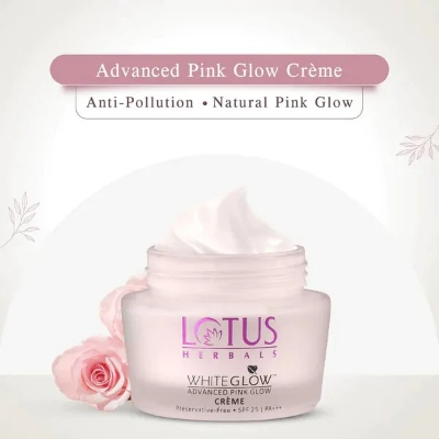 Picture of International Indian Product   Herbals Whiteglow Advance Pink Glow Cream Spf 25 (35gm)