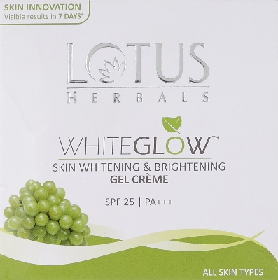 Picture of International Indian Product   Herbals Whiteglow Gel Cream Spf 25 (60gm)
