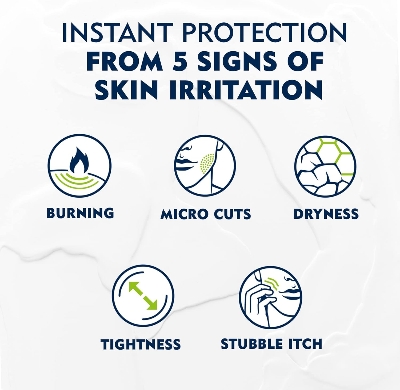 Picture of International UK product Skin care Shaveing Gel Nivea men Sensitive used for male - 200 ml