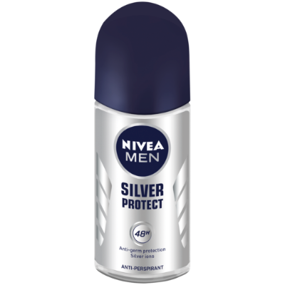 Picture of International Germany product Deodorant Roll on NIVEA MEN Silver Protect used for male - 50ml