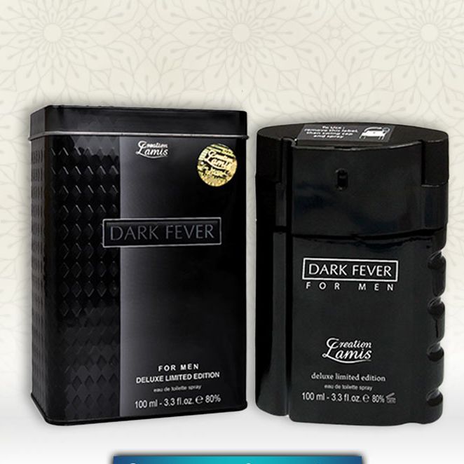 Picture of International UAE product Body perfume party scent creation Lamis Dark Fever used for male - 100 ml