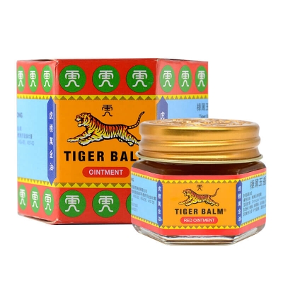 Picture of International Singapore product Tiger Balm For headache Cold & Body pain used for male/female - 10 gm