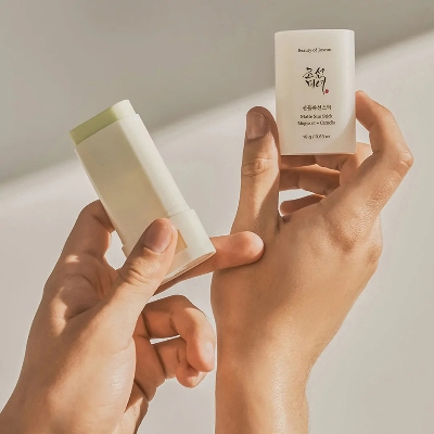 Picture of International Korean product Skin care Beauty of Joseon Matte Sun Stick Mugwort + Camelia SPF 50+ used for male/female - 18 gm