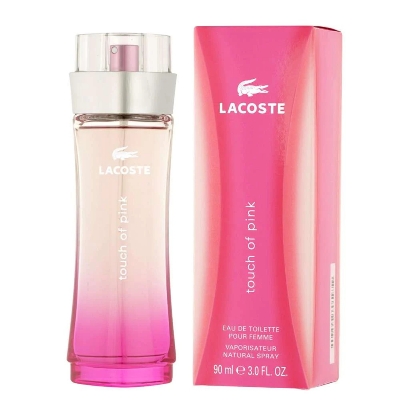 Picture of International UK product Touch of Pink by Lacoste 90ml EDT for Women-90ml