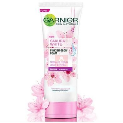 Picture of Garnier Sakura White Pinkish Glow Foam 100ml
