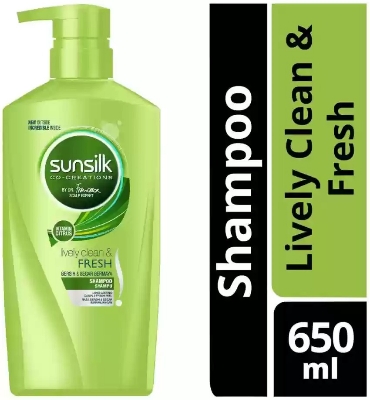 Picture of International Thailand product hair care product Sunsilks shampoo Lively clean and fresh used for male/ female - 625 ml