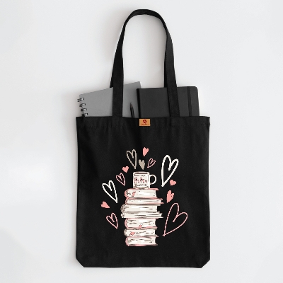 Picture of Premium Canvas Zipper Tote Bag for Women – Ideal for College, Gym, Beach, and Everyday Essentials