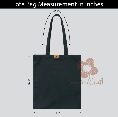 Picture of Samia Craft Butterfly Printed Tote Bag with Zipper - Canvas Tote Bag with Zipper Closure for Women for School, College, University Students - SamiaCrafts