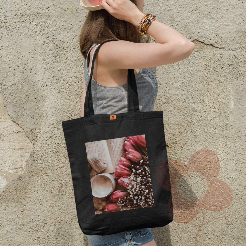 Picture of Samia Craft Floral Printed Stylish Sustainability: Cotton Canvas Tote in Chic Prints