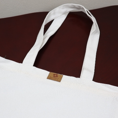 Picture of SamiaCraft Cotton Canvas Tote Bag with Zipper for Women & Students University, College Fashion - Everyday Daily Use