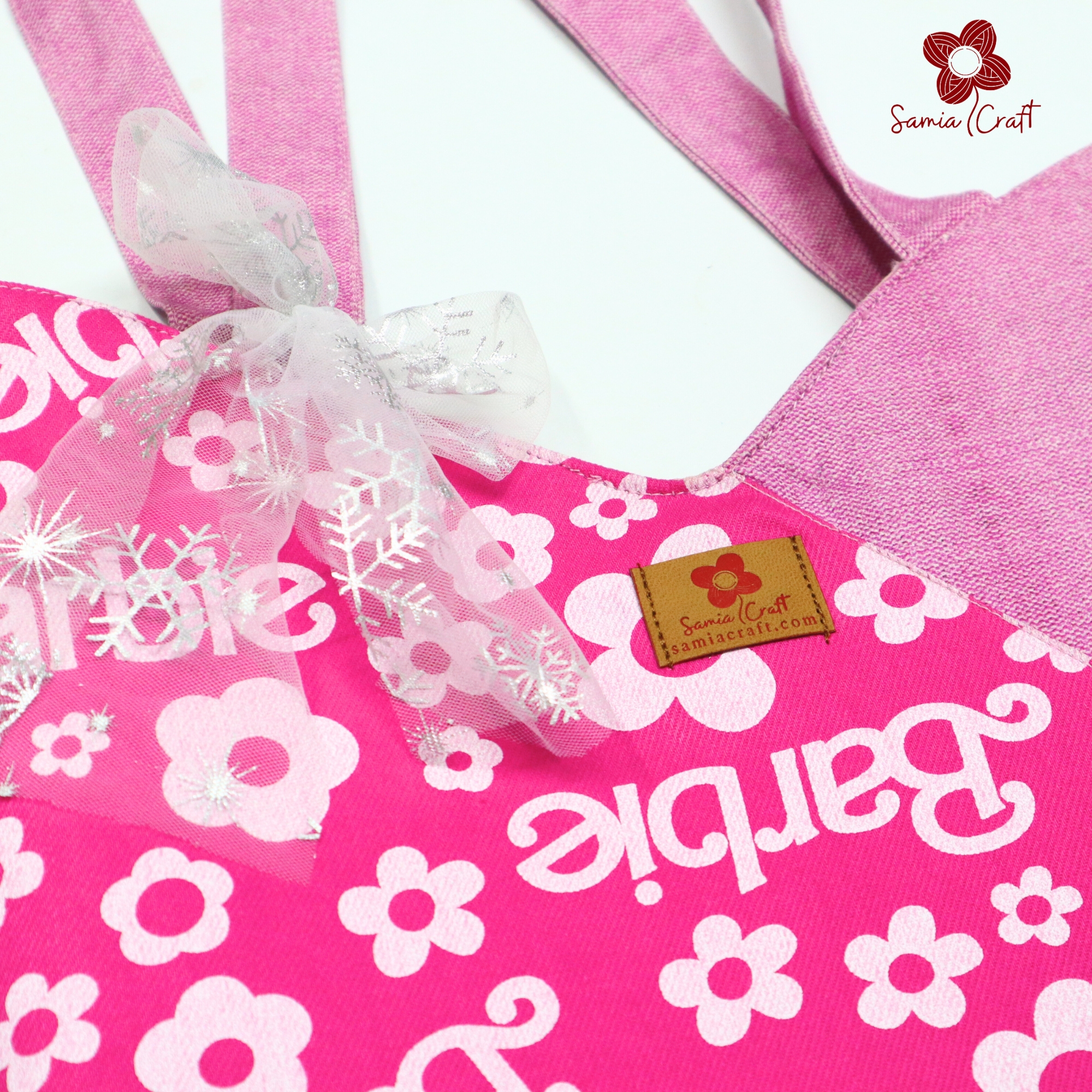 Picture of Samia Craft Stylish Everyday Canvas Tote Bag For Women with Zipper - Perfect for College and University