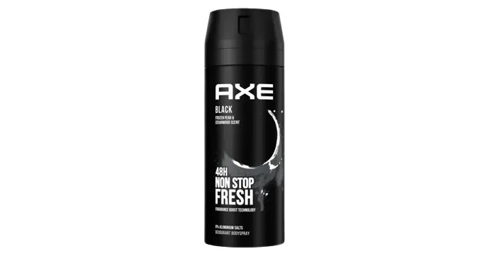 Picture of international european product body spray a xe black used for male - 150 ml