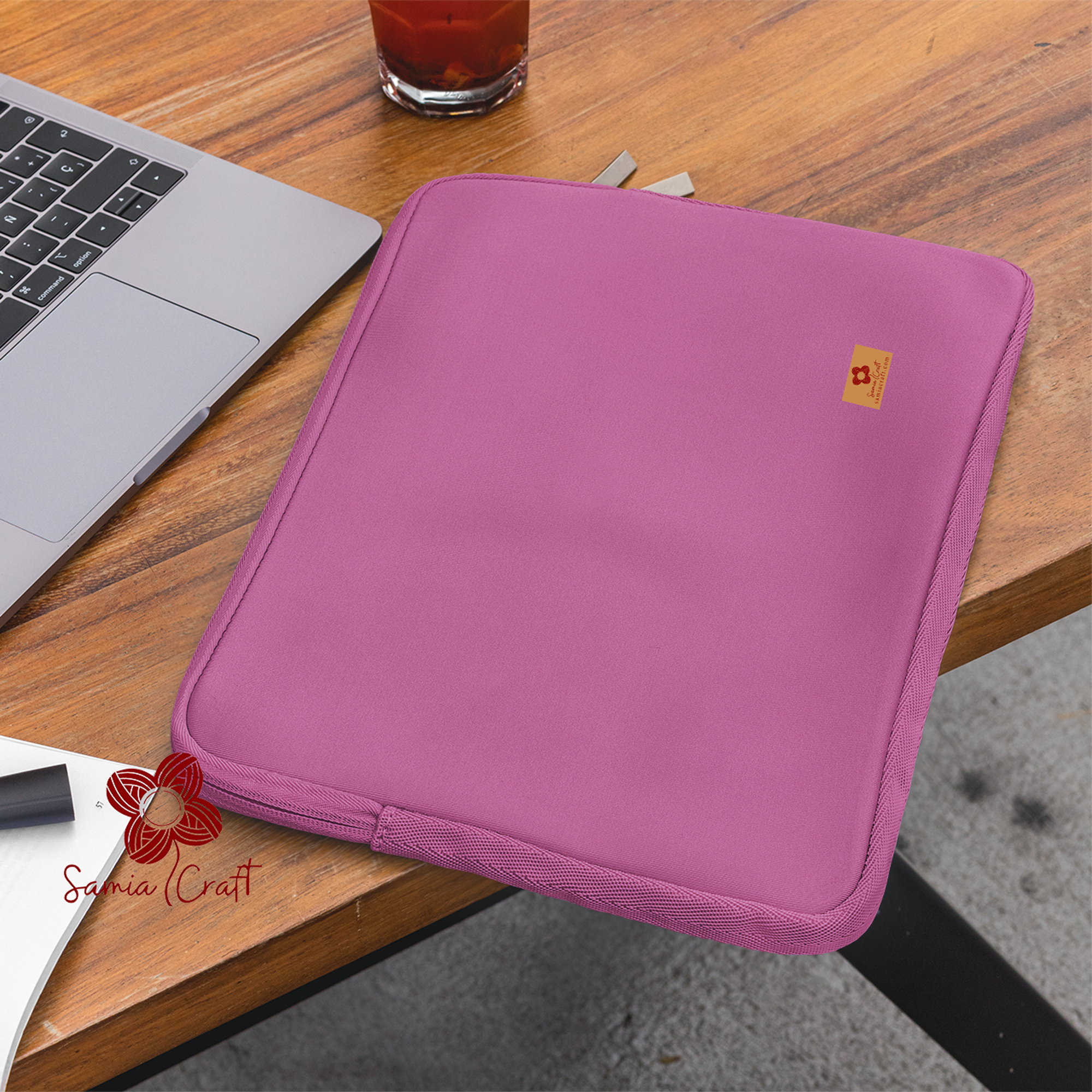 Picture of SamiaCrafts Premium Quality Laptop Bag Canvas Fabric Sleeve bag Full Water-resistant