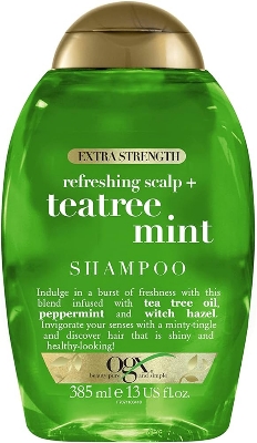Picture of International Germany product Hair care Ogx Teatree Mint shampoo used for male/ female - 385 ml