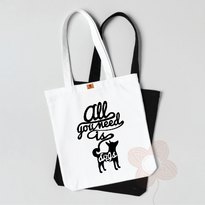 Picture of Samia Craft Unique Simple Design Printed Canvas Tote Bag - Stylish, Durable for Daily Versatile Use