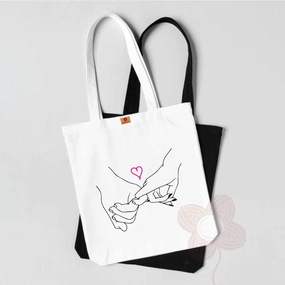 Picture of Samia Craft Unique Simple Design Printed Canvas Tote Bag - Stylish, Durable for Daily Versatile Use