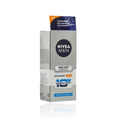 Picture of Indian product skin care Nivea men Dark spot reduction moisturizer uv 10x vitamin c effect used for male - 50 gm