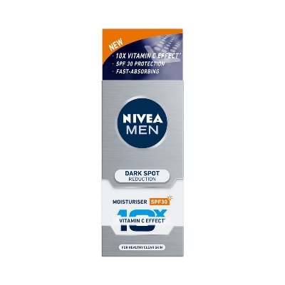 Picture of Indian product skin care Nivea men Dark spot reduction moisturizer uv 10x vitamin c effect used for male - 50 gm