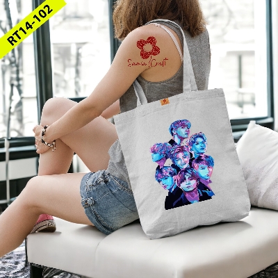 Picture of Samia Craft Fashionable Fusion: Daily Canvas Tote Bag for Women