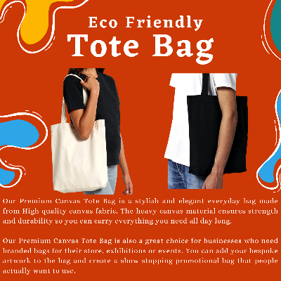 Picture of Samia Crafts 13/14Inc Fashionable Top Handle Simple Plain Solid Black Color Canvas Tote Bag with Zipper Best Fabric & Shopping Bag For Everyday Daily Use - Durability Assurance