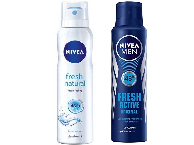 Picture of Nivea Body Spray Fresh Active & Fresh Natural Combo 150ml