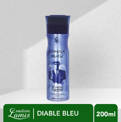 Picture of International UAE product Body Spray Creation Lamis Diable Blue used for male - 200 ml