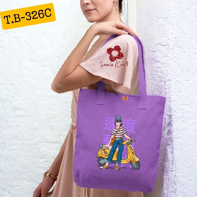 Picture of Samia Craft Sustainable Style: Cotton Canvas Tote in Colorful Prints