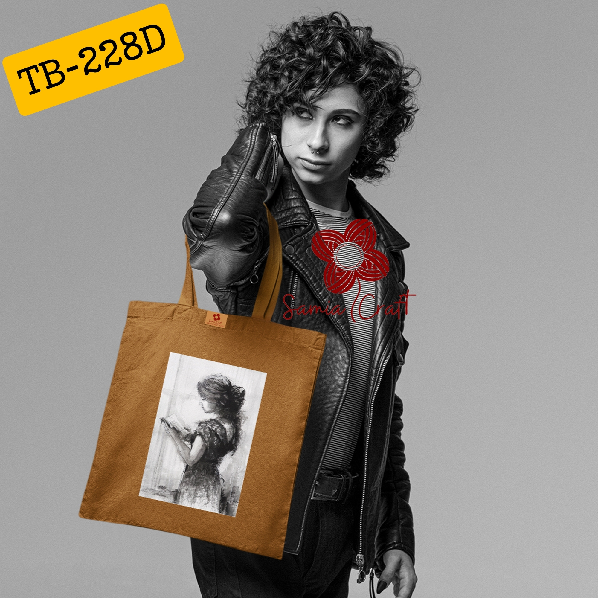 Picture of Samia Craft On-the-Go Glamour: Stylish Daily Vogue Tote Bag for Girls