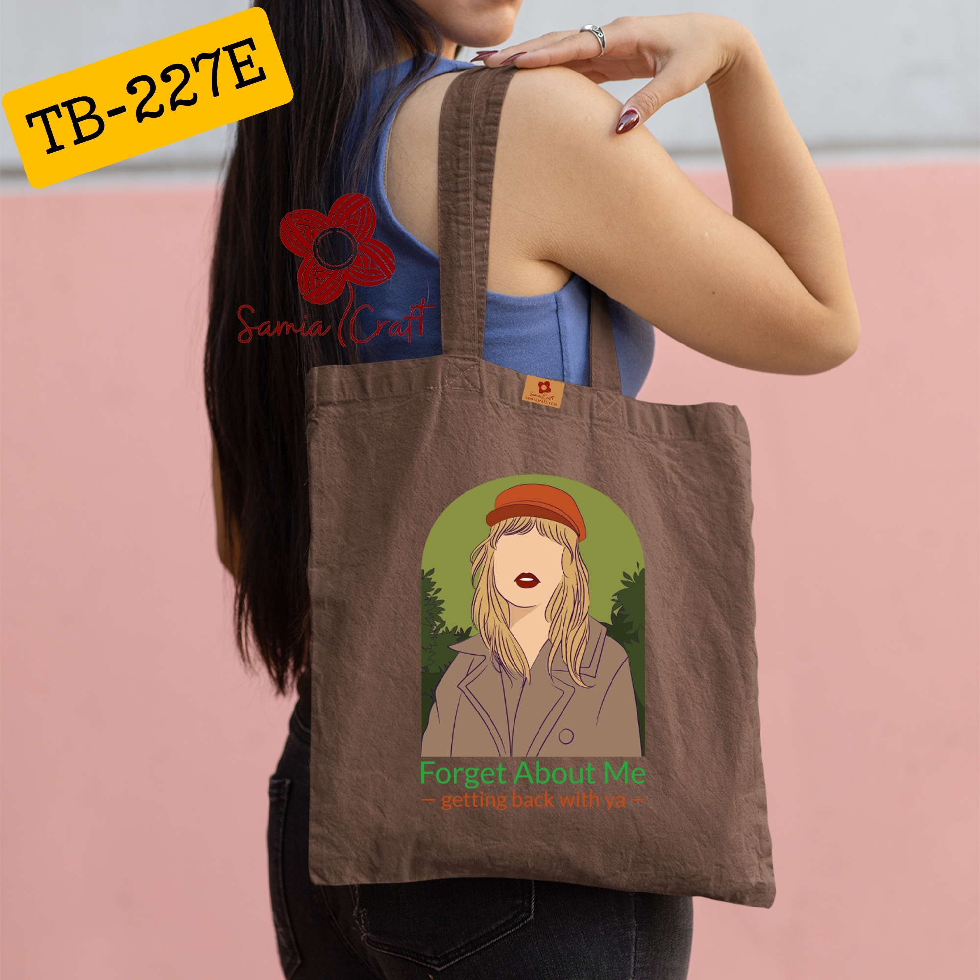 Picture of Samia Craft City Slicker Style: Eco Chic Vogue Tote Bag for Daily Vogue Adventures