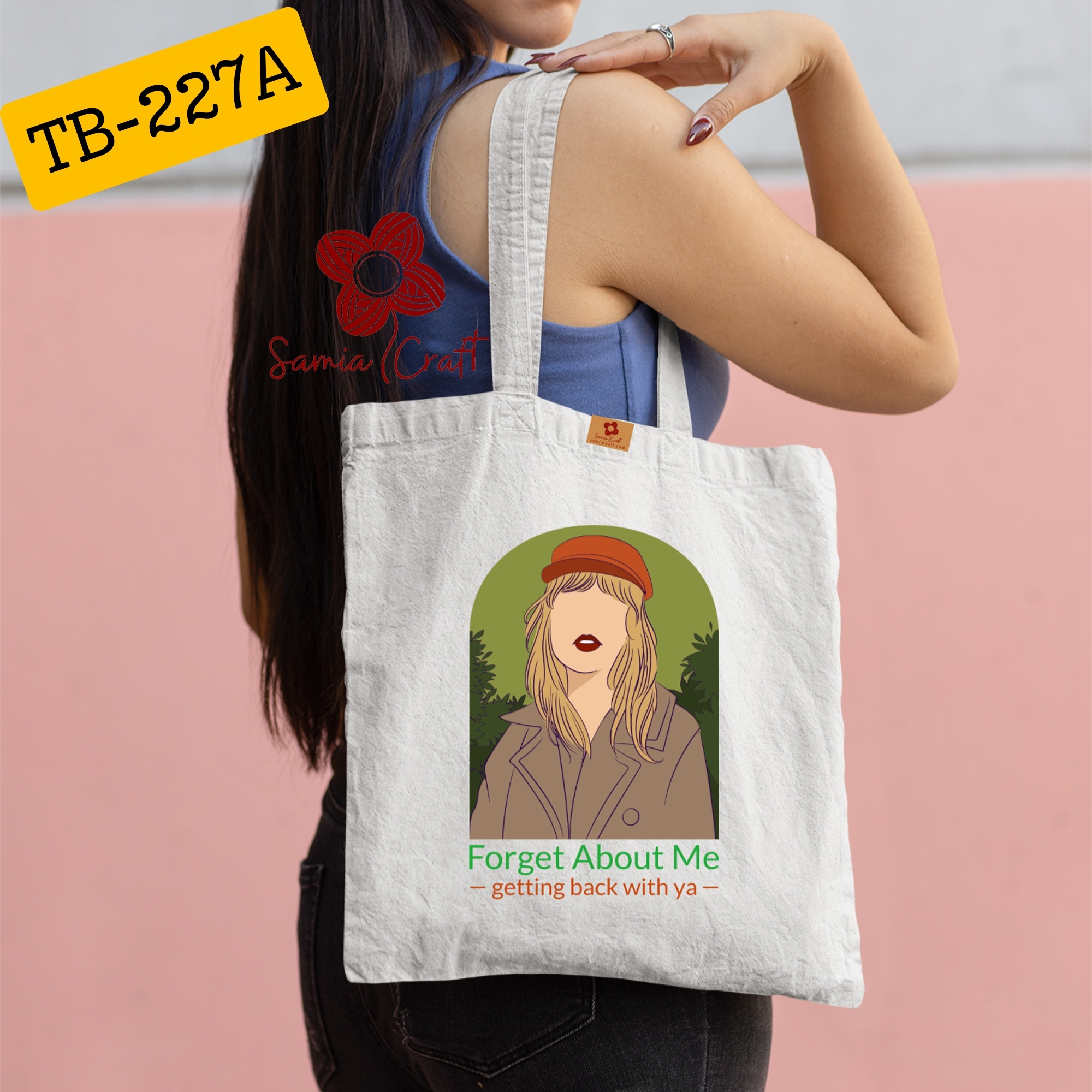 Picture of Samia Craft City Slicker Style: Eco Chic Vogue Tote Bag for Daily Vogue Adventures