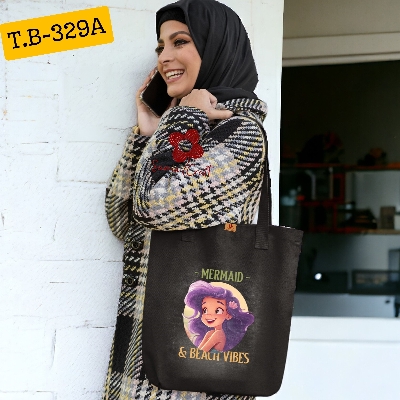 Picture of Samia Craft Chic and Green: Digital Print on Eco-Friendly Canvas Tote bag