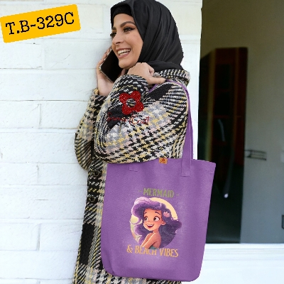 Picture of Samia Craft Chic and Green: Digital Print on Eco-Friendly Canvas Tote bag