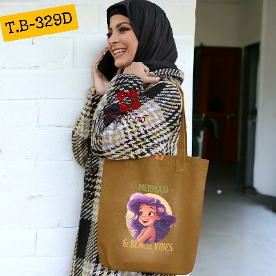 Picture of Samia Craft Chic and Green: Digital Print on Eco-Friendly Canvas Tote bag