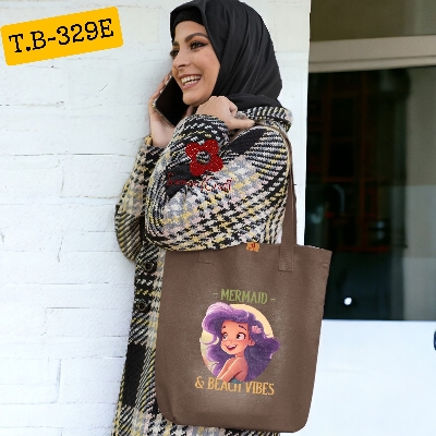 Picture of Samia Craft Chic and Green: Digital Print on Eco-Friendly Canvas Tote bag