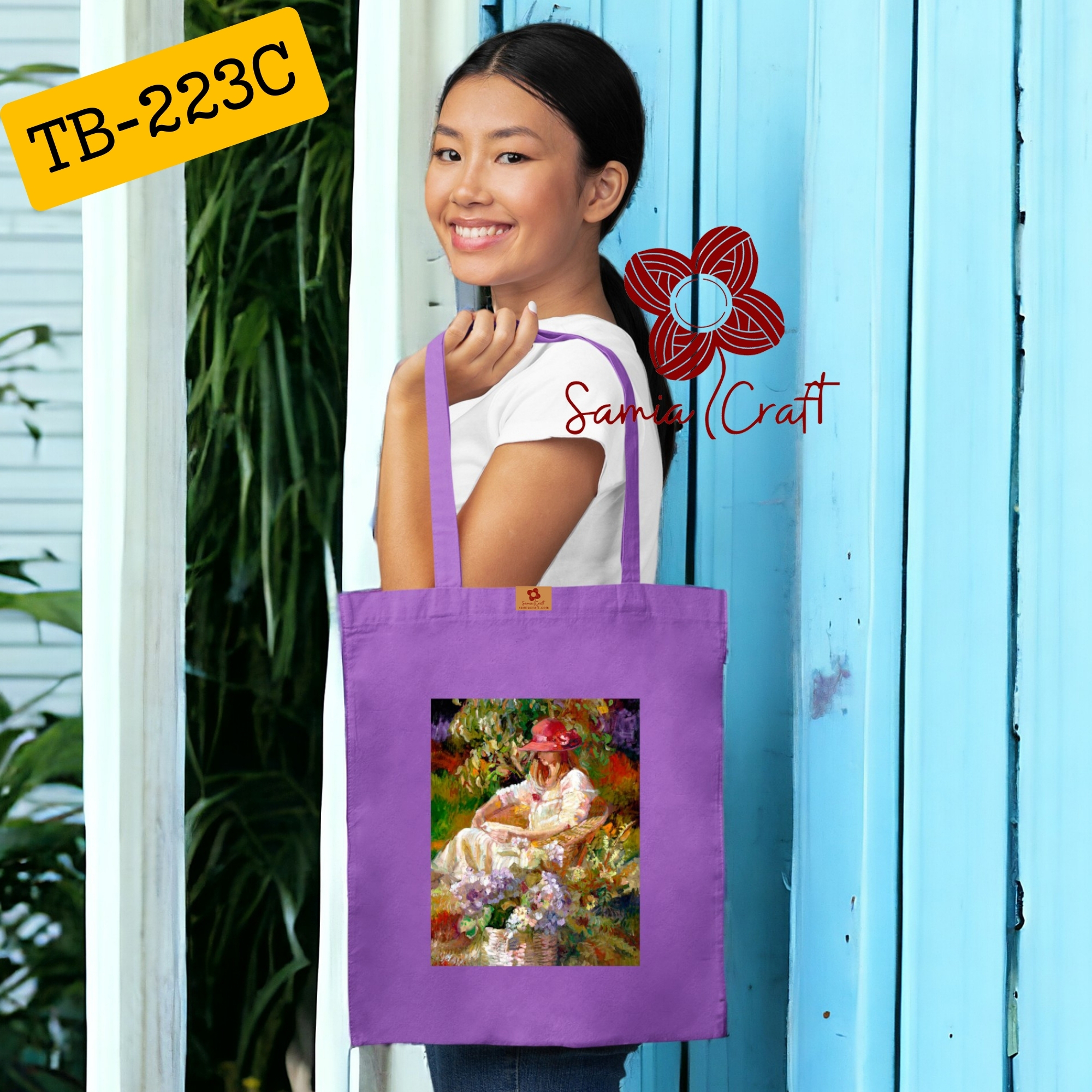 Picture of Samia Craft Charm in the Cart: Girls' Eco-Friendly Daily Tote Bag