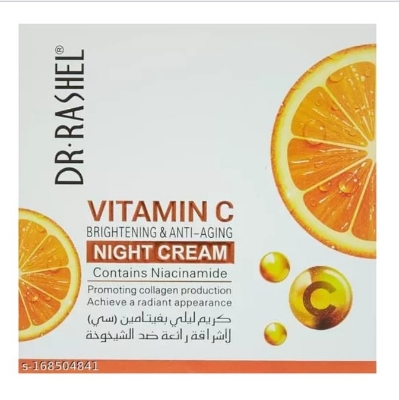 Picture of International PRC product Skin care DR.Rashel Vitamin C Night cream used for male/female - 50 gm