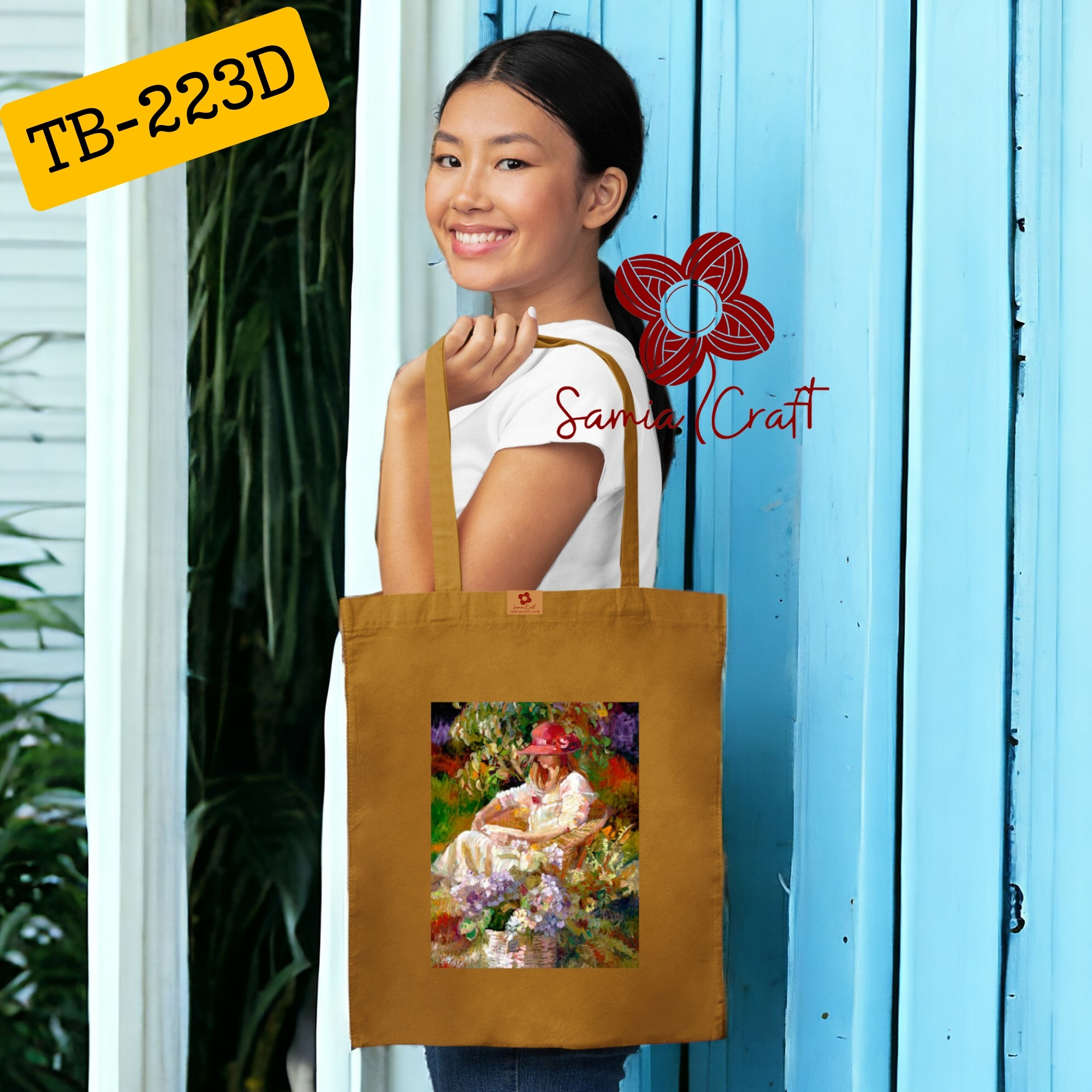 Picture of Samia Craft Charm in the Cart: Girls' Eco-Friendly Daily Tote Bag