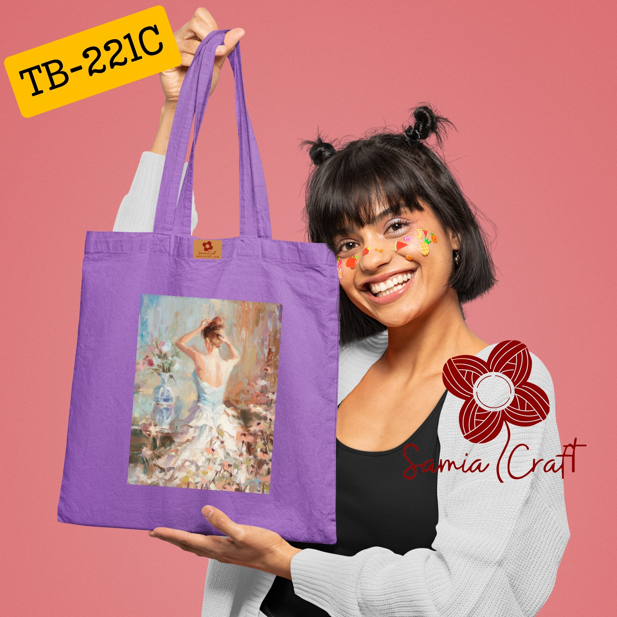 Picture of Samia Craft Daily Diva Essentials: Fashionable Tote Bag in Earthy Tones