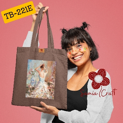 Picture of Samia Craft Daily Diva Essentials: Fashionable Tote Bag in Earthy Tones