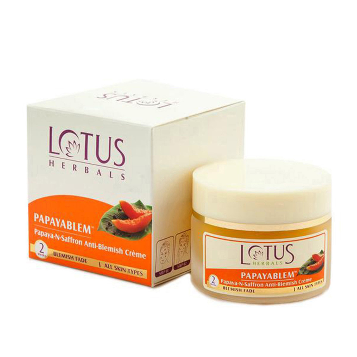 Picture of Indian product Skin care Lotus Papayablem Anti-Blemish Cream Used for male/female - 50 gm
