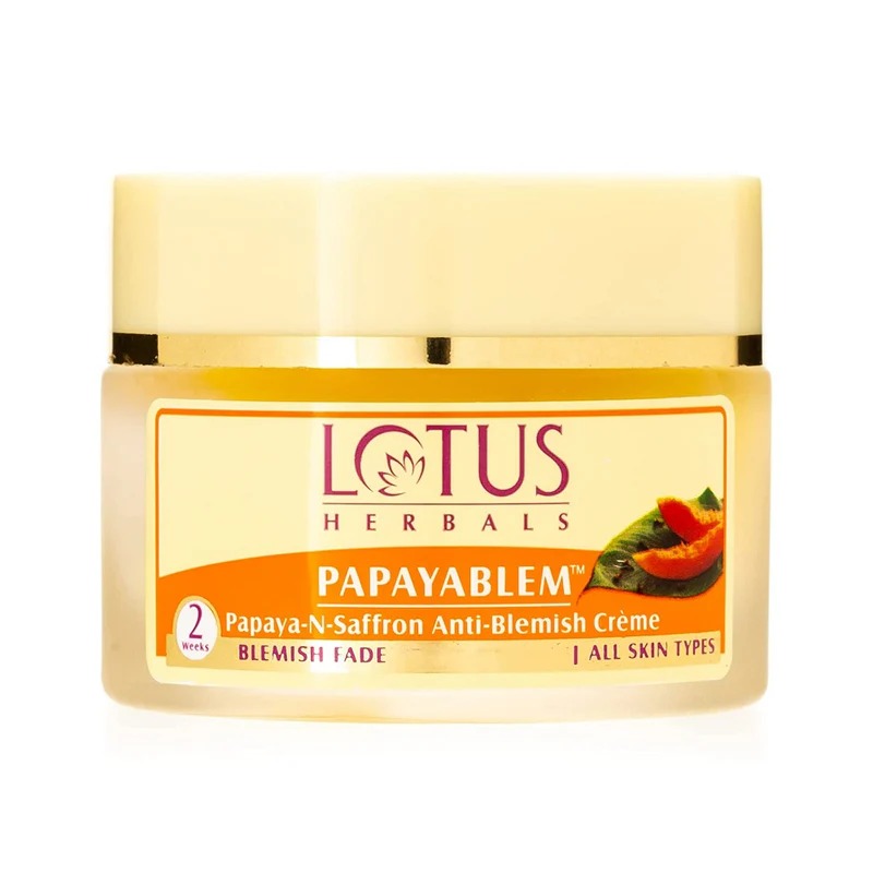 Picture of Indian product Skin care Lotus Papayablem Anti-Blemish Cream Used for male/female - 50 gm