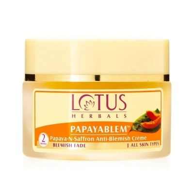 Picture of Indian product Skin care Lotus Papayablem Anti-Blemish Cream Used for male/female - 50 gm