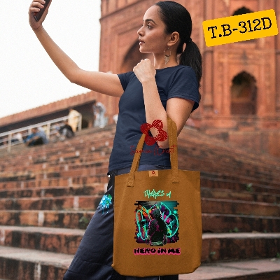 Picture of Samia Craft Canvas Connoisseur: Digital Print Tote in Rich Colors