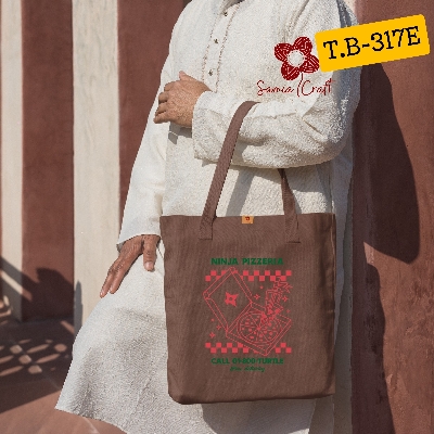 Picture of Samia Craft Earth's Palette: Eco-Friendly Canvas Tote in Assorted Colors